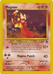 Magmar 44 Non-Holo Black Star Promo - 2002 Pokemon League